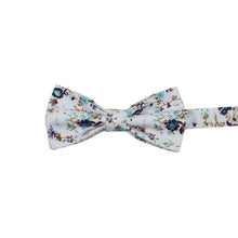 Load image into Gallery viewer, Blue Bloom Bow Tie (Pre-Tied) - EMBR