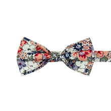 Load image into Gallery viewer, Orange Pansy Bow Tie (Pre-Tied) - EMBR