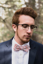 Load image into Gallery viewer, Peach Blossom Bow Tie - EMBR
