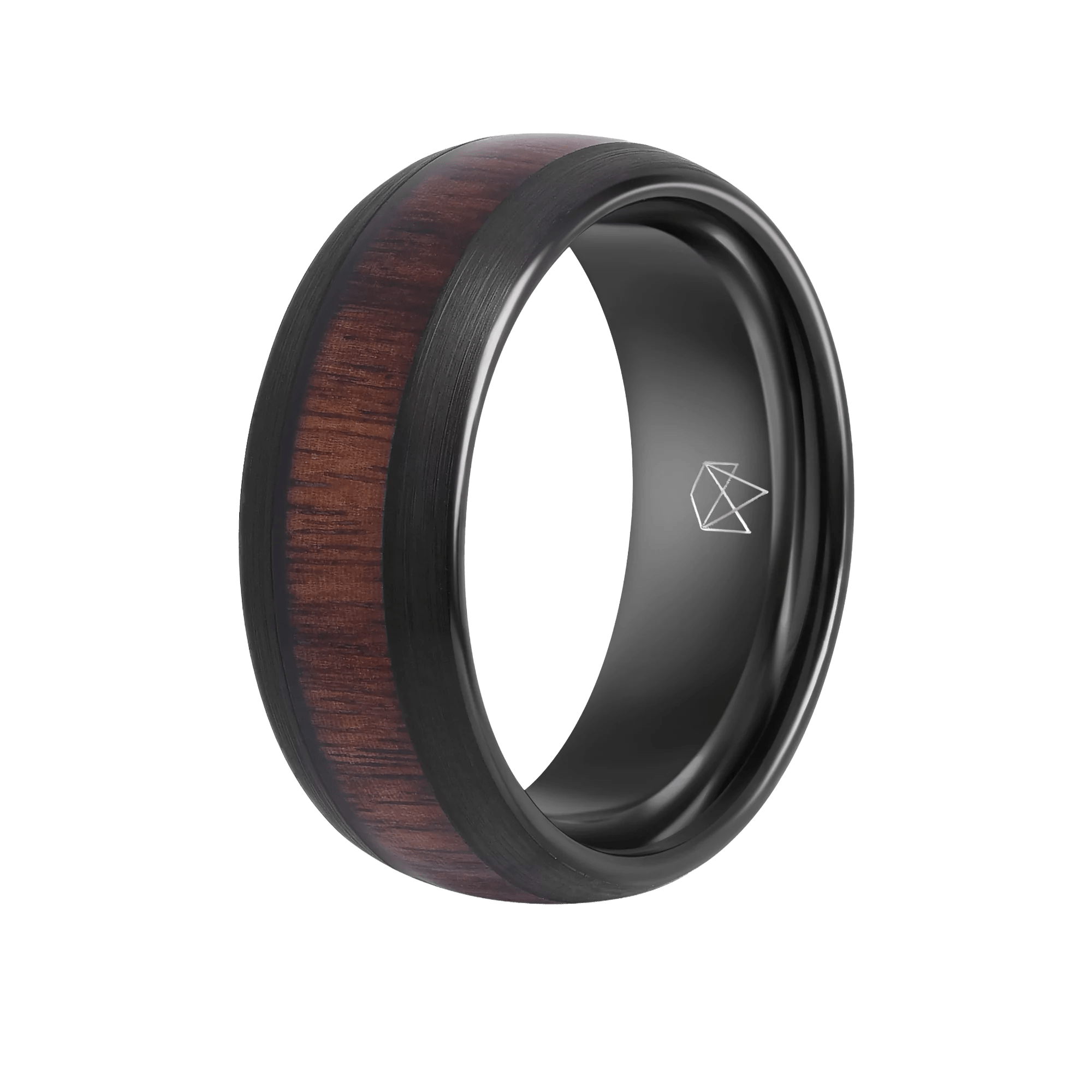Black Tungsten Ring Ironwood - EMBR
