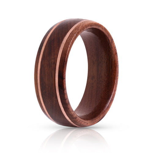 Ironwood Ring - Copper Inlay - EMBR