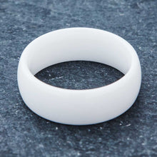 Load image into Gallery viewer, White Ceramic Ring - Minimalist - EMBR
