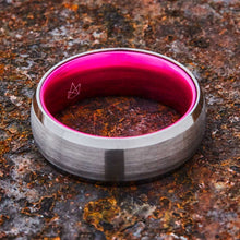 Tungsten Ring (Silver) - Resilient Pink - EMBR