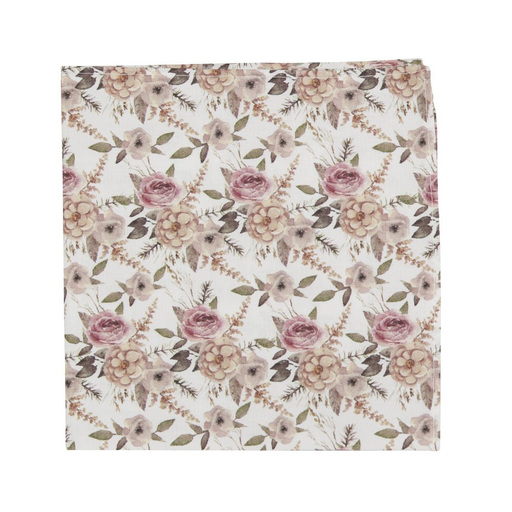 Quicksand Roses Pocket Square - EMBR