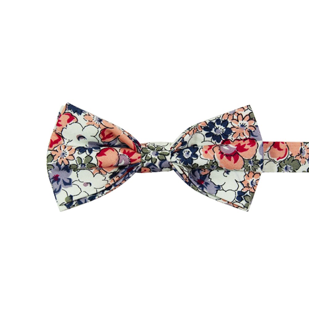 Orange Pansy Bow Tie (Pre-Tied) - EMBR