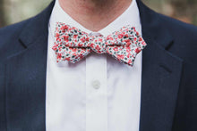 Load image into Gallery viewer, Peach Blossom Bow Tie - EMBR
