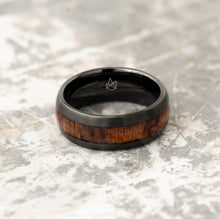 Load image into Gallery viewer, Black Tungsten Ring - Ironwood - EMBR
