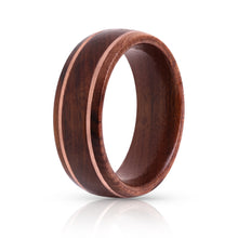 Load image into Gallery viewer, Ironwood Ring - Copper Inlay - EMBR
