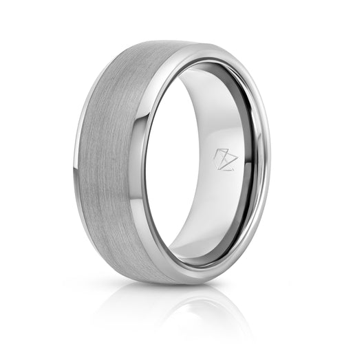 Silver Tungsten Ring - Minimalist - EMBR