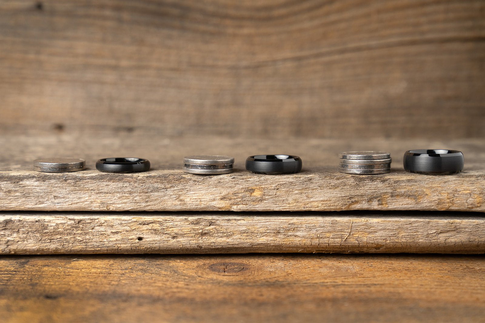 EMBR™ Black Tungsten Ring - Resilient Red